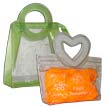 minibag pvc manico forme particolari con cerniera