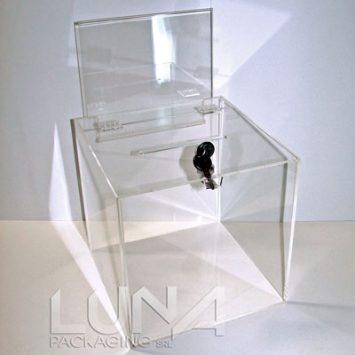 scatola plexiglass urna