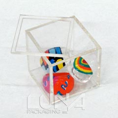 scatola plexiglass anelli