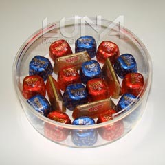 scatola plexiglas cioccolatini